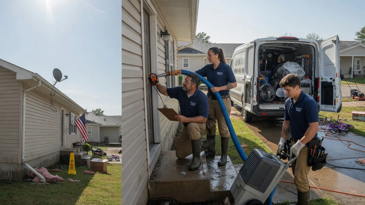 Ceiling Water Damage Restoration in Leitchfield, KY near me